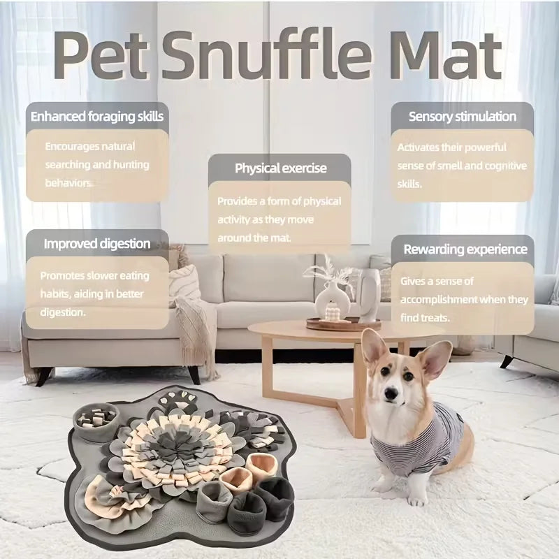 Pet Slow Feeder Foraging Puzzle Toy