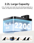 Wireless Automatic Cat Water Fountain