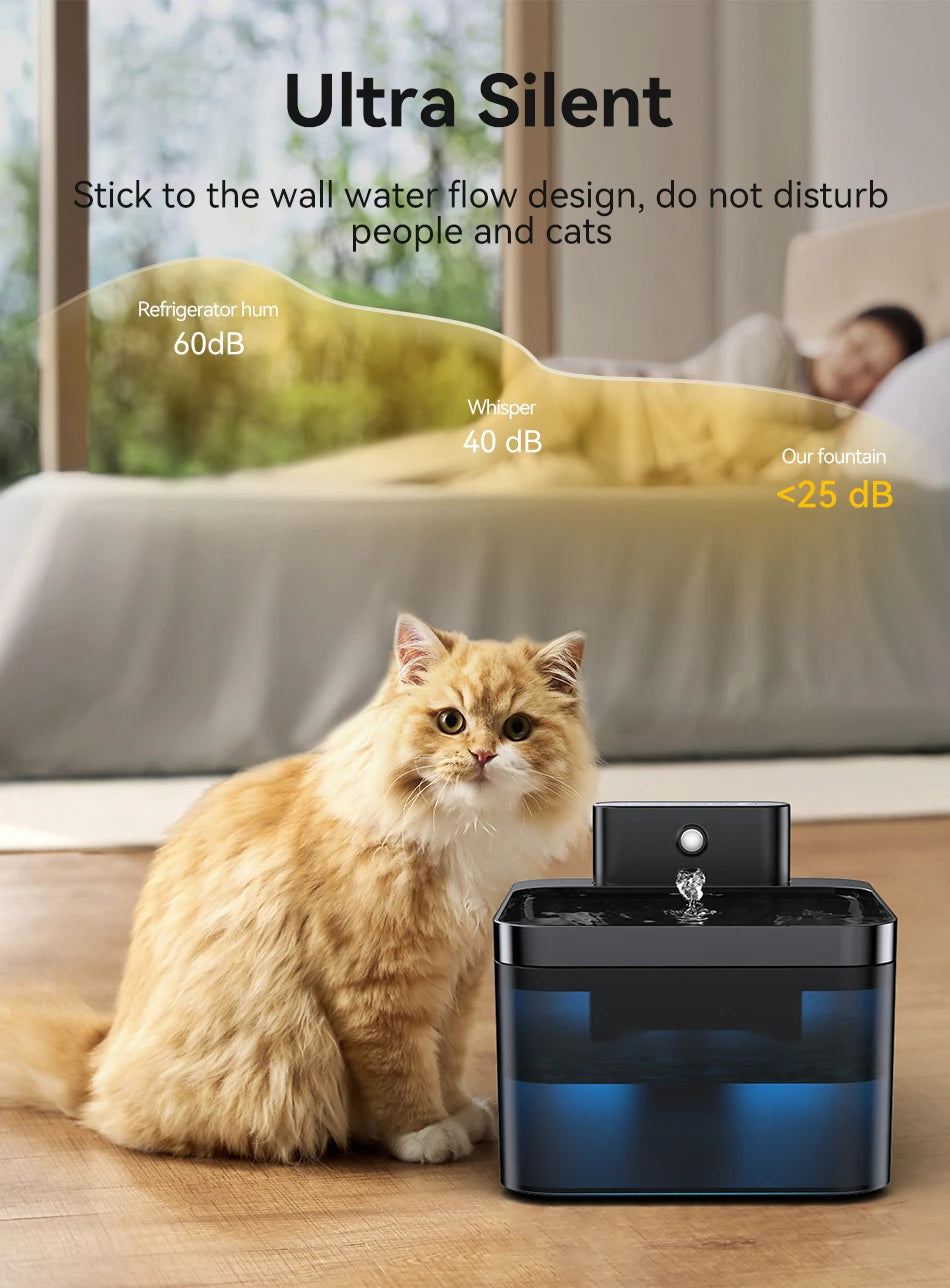 Wireless Automatic Cat Water Fountain