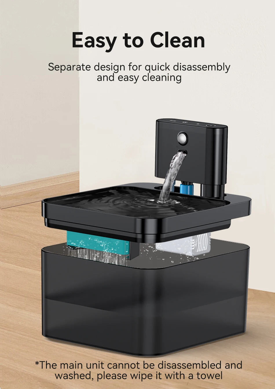Wireless Automatic Cat Water Fountain