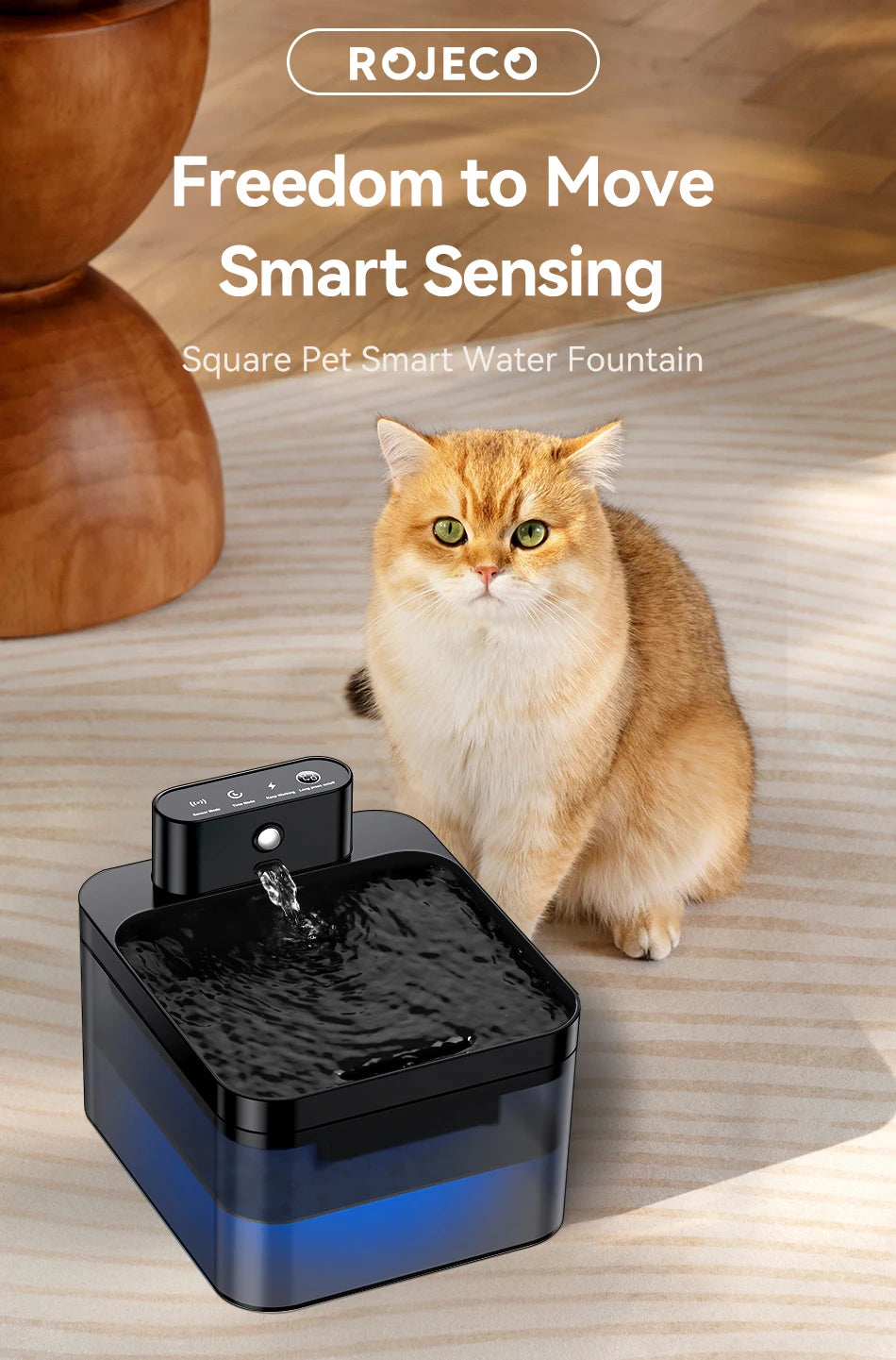 Wireless Automatic Cat Water Fountain